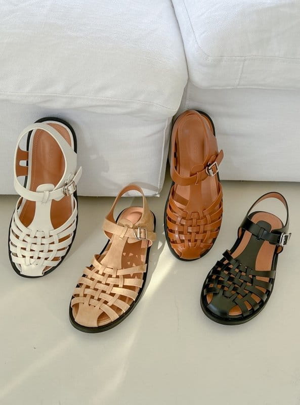 Golden Shoe - Korean Women Fashion - #momslook - ka1986 Sandals - 5