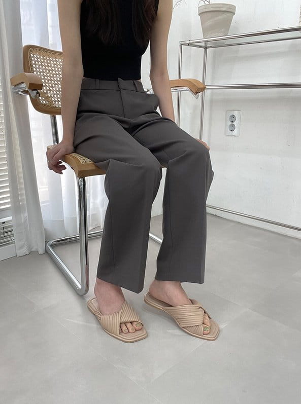 Golden Shoe - Korean Women Fashion - #momslook - bu2153 Slippers - 5