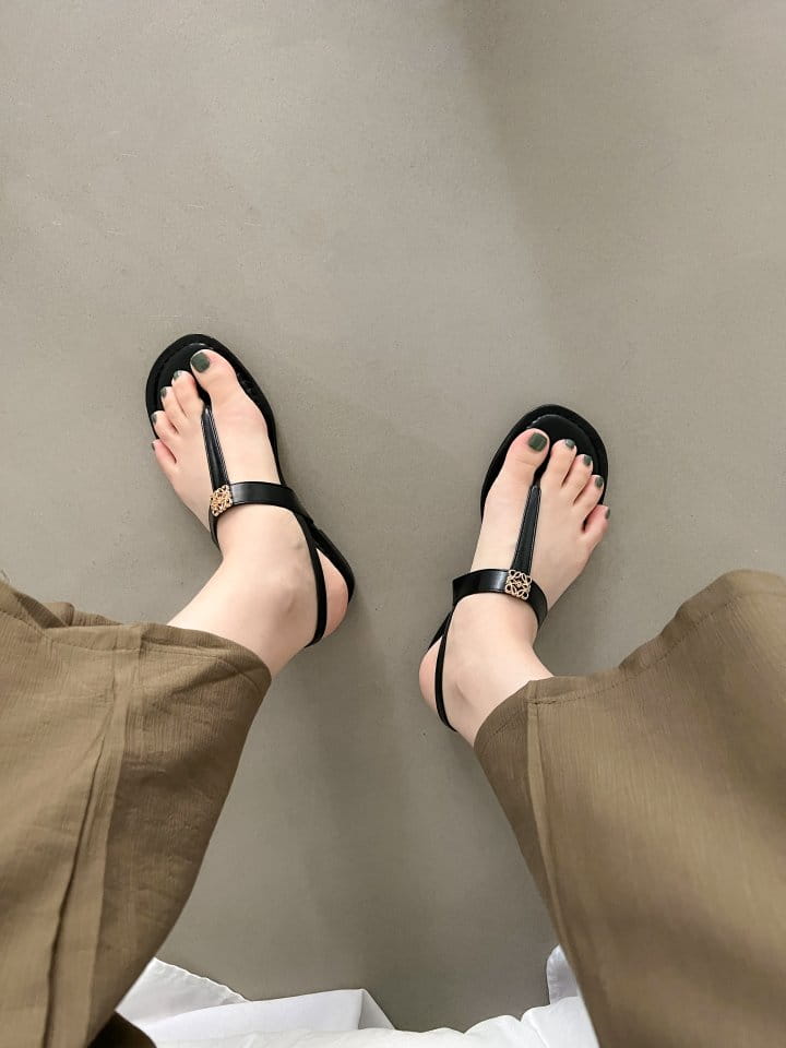 Golden Shoe - Korean Women Fashion - #momslook - j3264 Sandals - 5