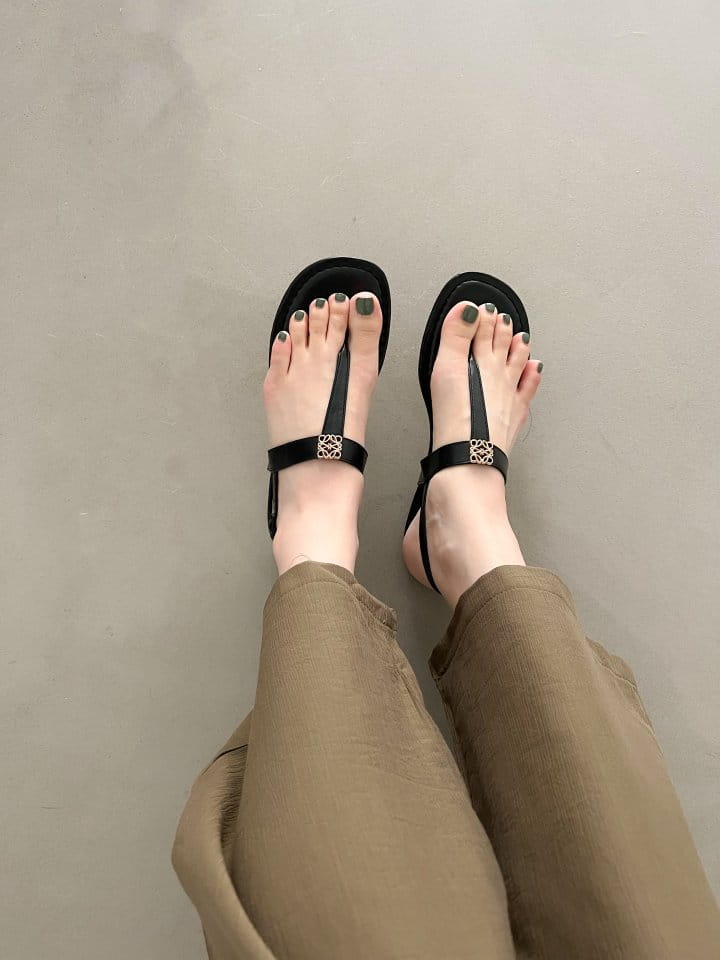 Golden Shoe - Korean Women Fashion - #momslook - j3264 Sandals - 6