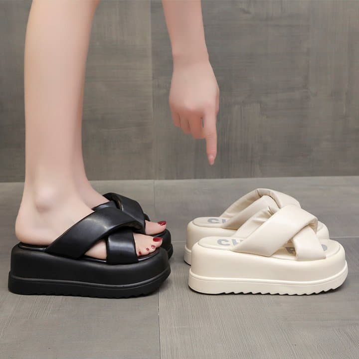 Golden Shoe - Korean Women Fashion - #restrostyle - BL0022 Slippers - 2