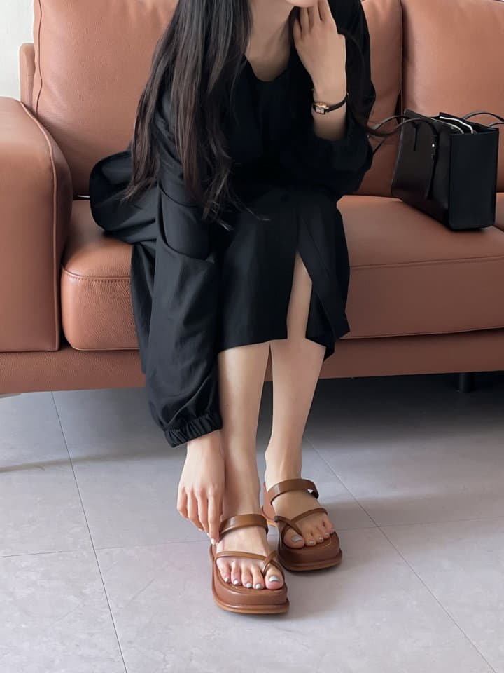 Golden Shoe - Korean Women Fashion - #restrostyle - d7041 Slippers - 5