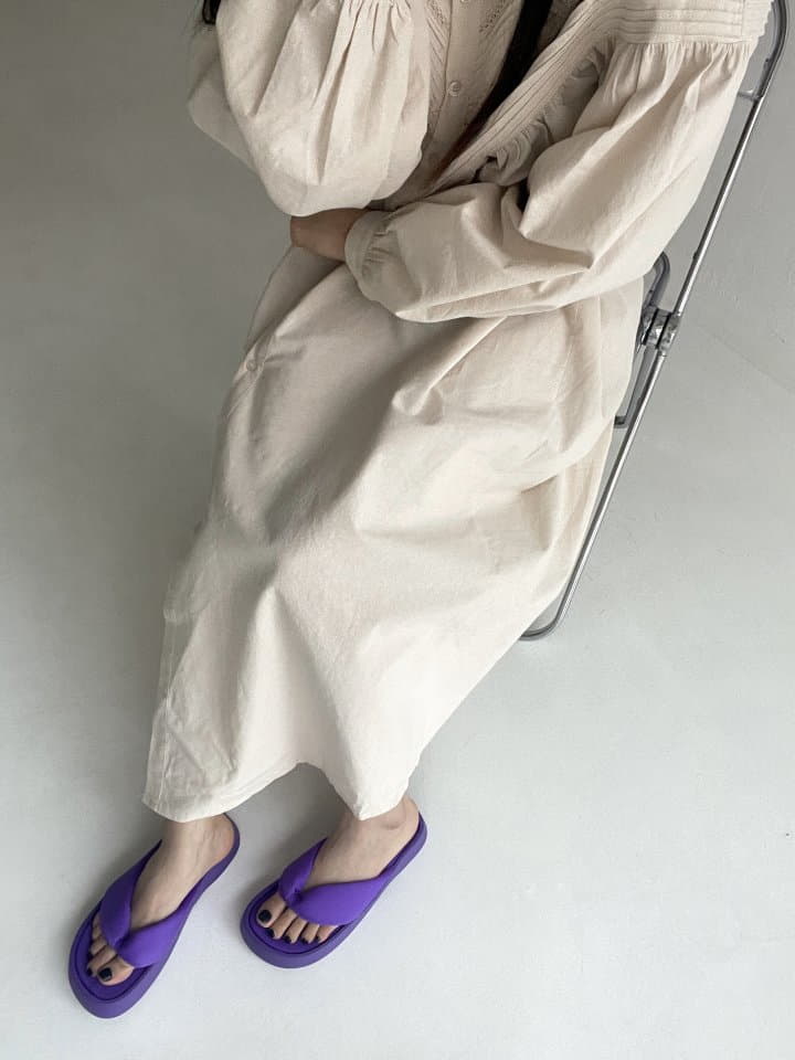 Golden Shoe - Korean Women Fashion - #romanticstyle - im010 Slippers