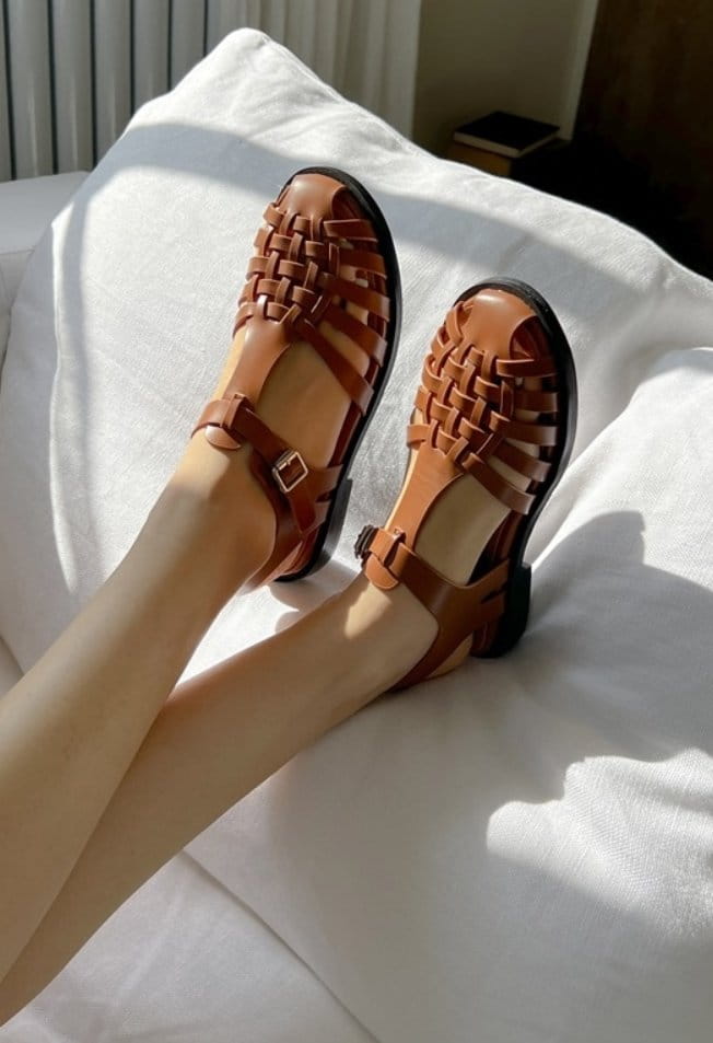 Golden Shoe - Korean Women Fashion - #thelittlethings - ka1986 Sandals - 2