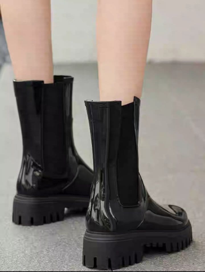 Golden Shoe - Korean Women Fashion - #womensfashion - dh7708 boots Boots