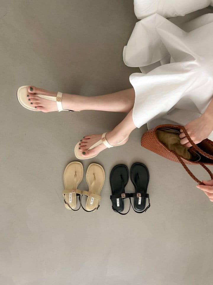 Golden Shoe - Korean Women Fashion - #womensfashion - j3264 Sandals