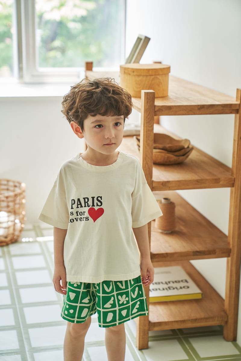 Green Tomato - Korean Children Fashion - #todddlerfashion - Paris Tee - 3