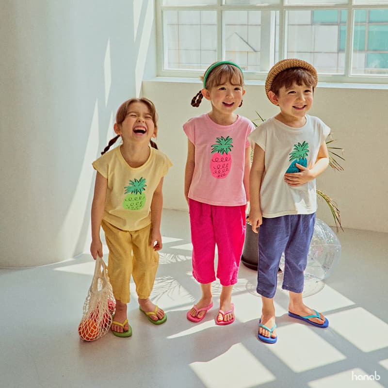 Hanab - Korean Children Fashion - #kidzfashiontrend - Sluv Cropped Pants - 4