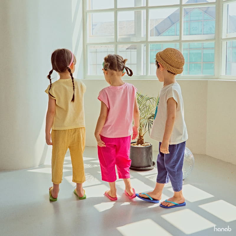 Hanab - Korean Children Fashion - #childofig - Sluv Cropped Pants - 9