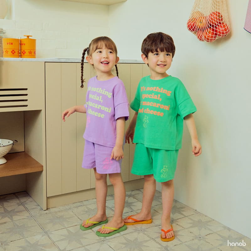 Hanab - Korean Children Fashion - #childrensboutique - Macaroni Top Bottom Set
