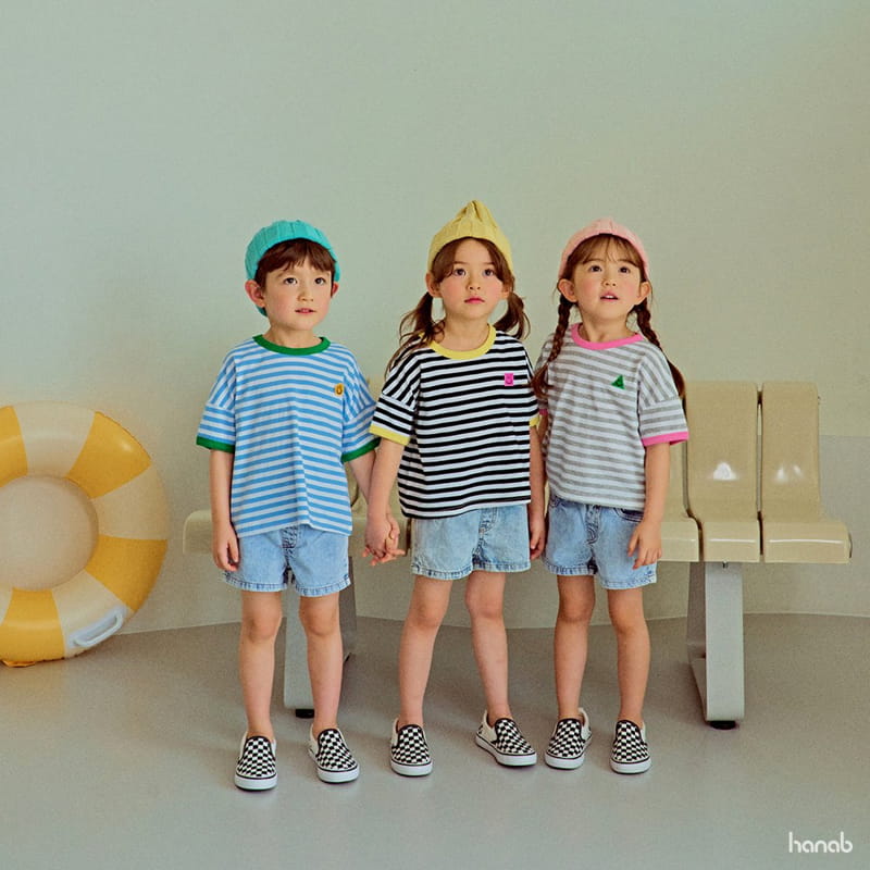 Hanab - Korean Children Fashion - #childrensboutique - Cool Stripes Tee - 3