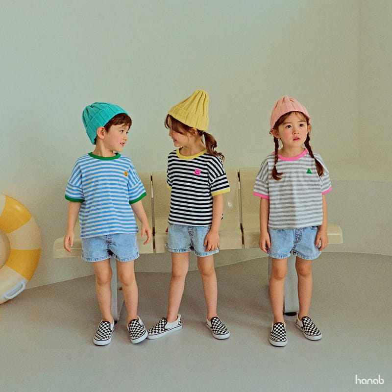 Hanab - Korean Children Fashion - #childrensboutique - Cool Stripes Tee - 4