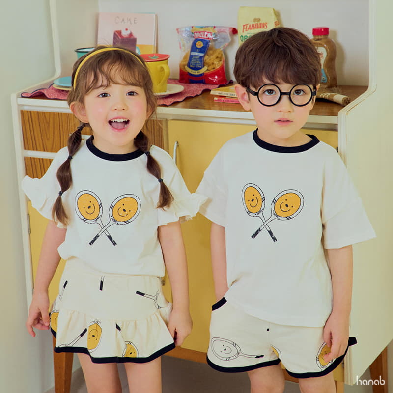 Hanab - Korean Children Fashion - #discoveringself - Tennis Top Bottom Set - 3