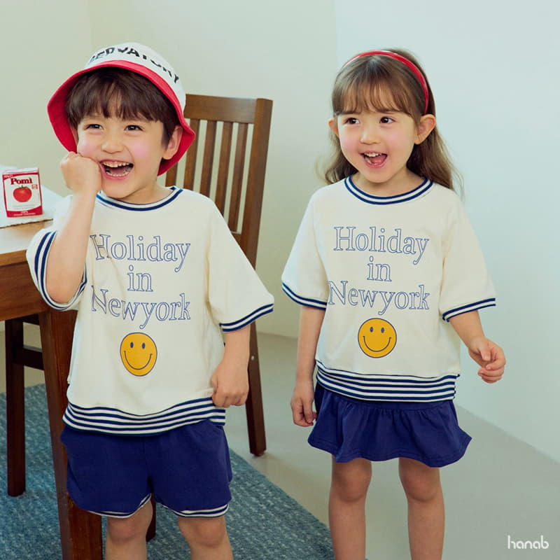 Hanab - Korean Children Fashion - #designkidswear - In New York Top Bottom Set - 4