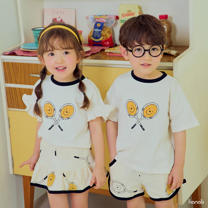 Hanab - Korean Children Fashion - #discoveringself - Tennis Top Bottom Set - 4