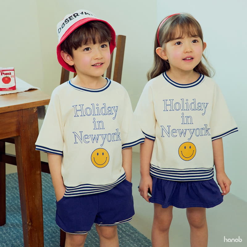Hanab - Korean Children Fashion - #fashionkids - In New York Top Bottom Set - 5