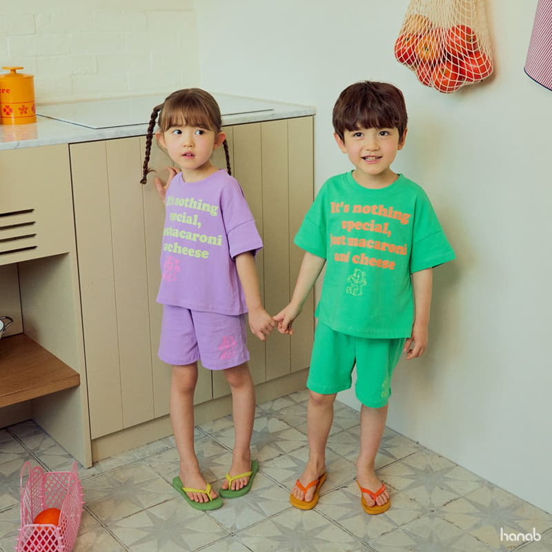 Hanab - Korean Children Fashion - #kidsstore - Macaroni Top Bottom Set - 6