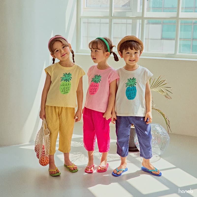 Hanab - Korean Children Fashion - #kidsstore - Sluv Cropped Pants - 2