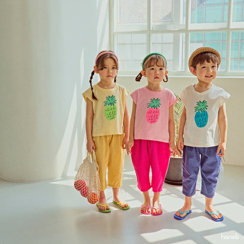 Hanab - Korean Children Fashion - #littlefashionista - Sluv Cropped Pants - 5