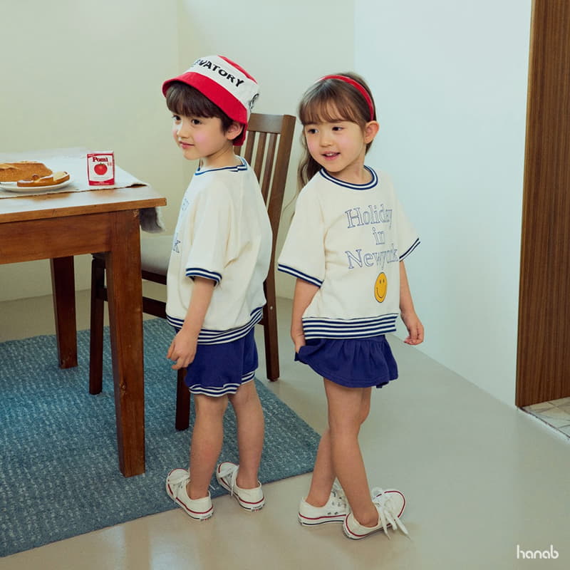 Hanab - Korean Children Fashion - #littlefashionista - In New York Top Bottom Set - 10