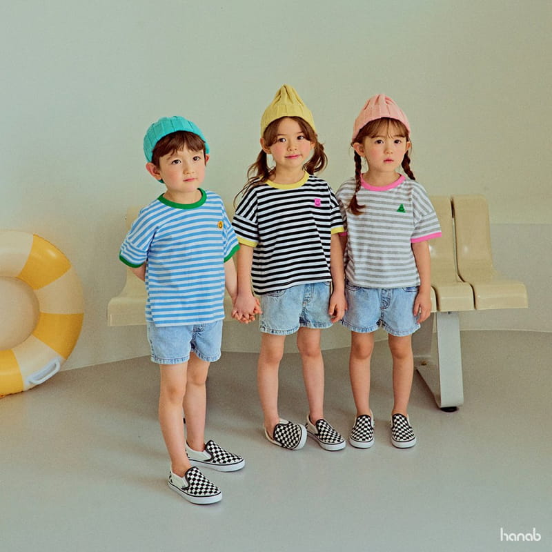 Hanab - Korean Children Fashion - #stylishchildhood - Cool Stripes Tee