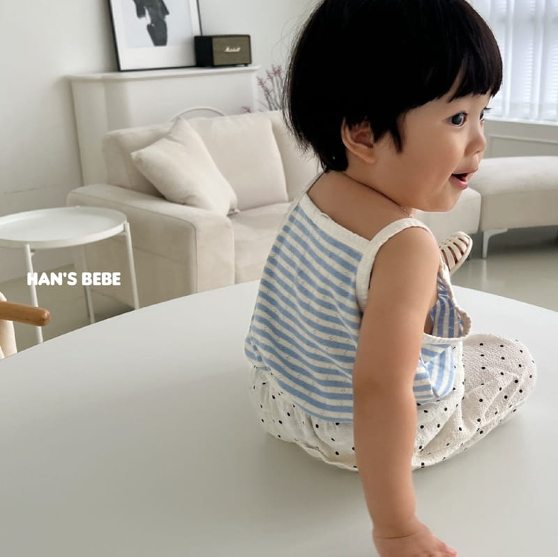Han's - Korean Baby Fashion - #babyboutique - Bebe Eyelet Sleeveless - 12