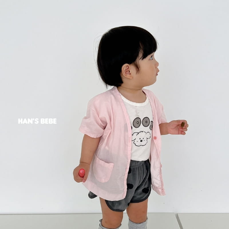 Han's - Korean Baby Fashion - #babyboutiqueclothing - Bebe Apple Piping Shorts - 9