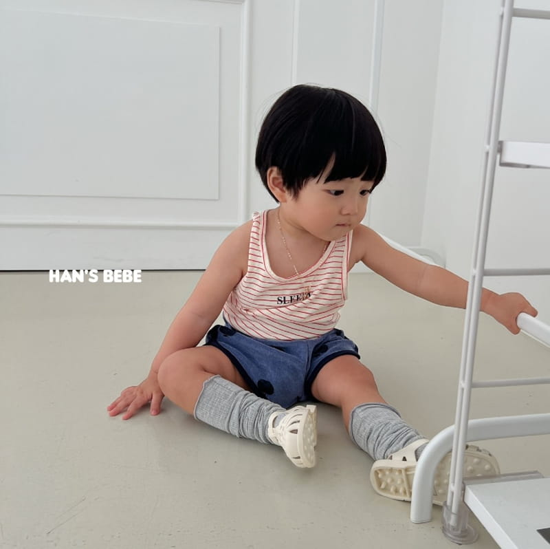 Han's - Korean Baby Fashion - #babyfever - Bebe Apple Piping Shorts - 12