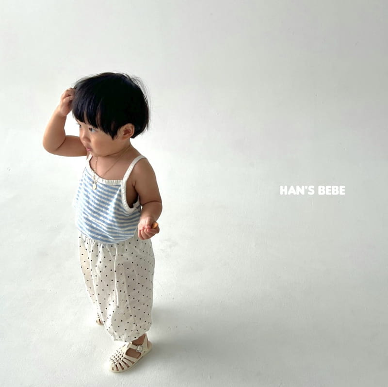 Han's - Korean Baby Fashion - #babyfever - Bebe Eyelet Sleeveless - 2