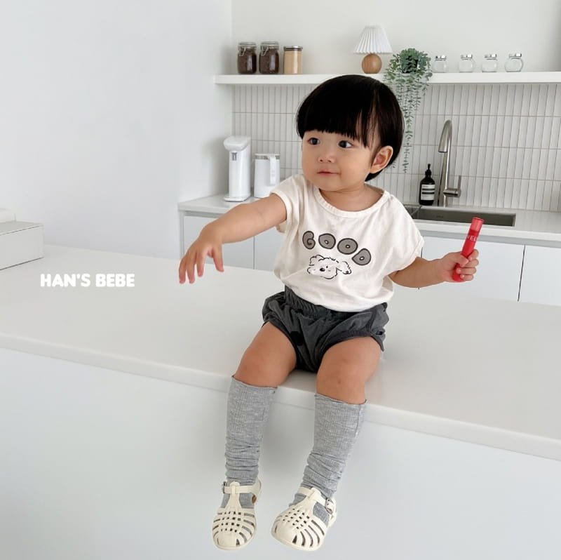 Han's - Korean Baby Fashion - #babylifestyle - Bebe Puppy Tee - 2