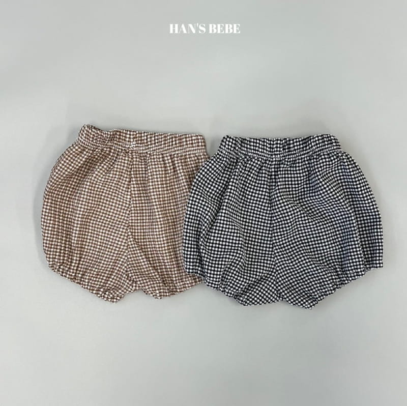 Han's - Korean Baby Fashion - #babyoninstagram - Bebe Milk Check Bloomer - 10