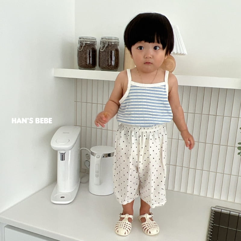Han's - Korean Baby Fashion - #babyootd - Bebe Eyelet Sleeveless - 6