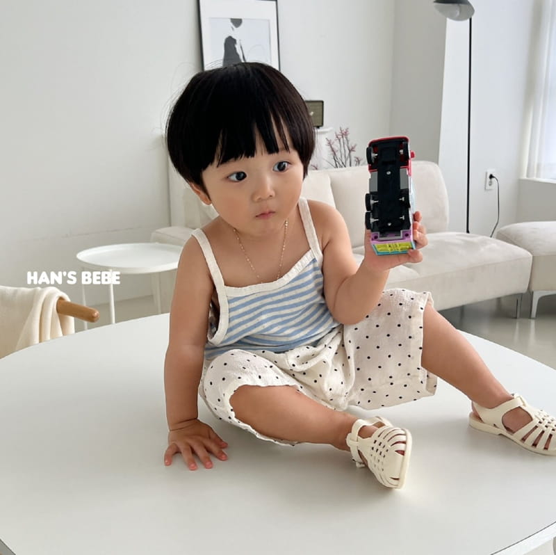 Han's - Korean Baby Fashion - #babyoutfit - Bebe Eyelet Sleeveless - 7