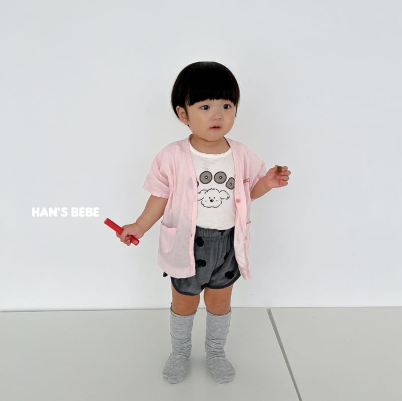 Han's - Korean Baby Fashion - #babyoutfit - Bebe Puppy Tee - 5