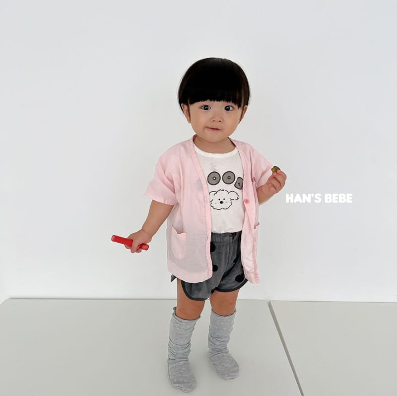 Han's - Korean Baby Fashion - #babyoutfit - Bebe Puppy Tee - 6