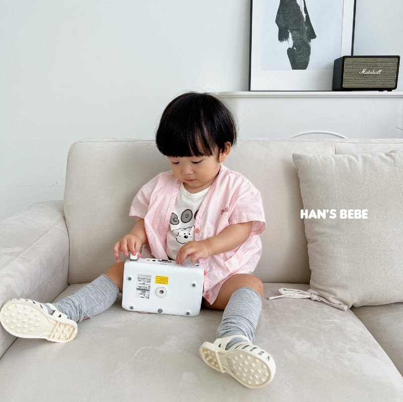 Han's - Korean Baby Fashion - #babywear - Bebe Peach Cardigan - 6