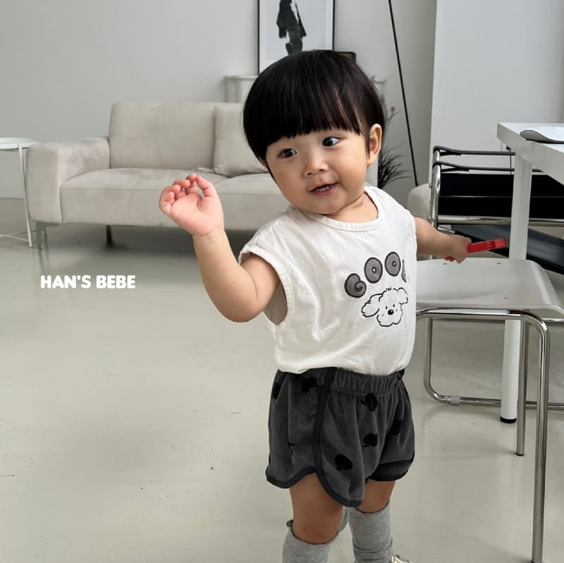 Han's - Korean Baby Fashion - #onlinebabyshop - Bebe Apple Piping Shorts - 6
