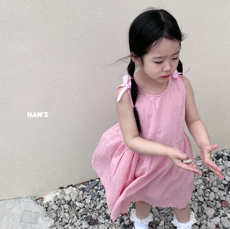 Han's - Korean Children Fashion - #Kfashion4kids - Ribbon One-piece - 3