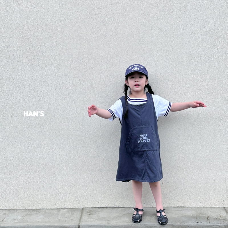 Han's - Korean Children Fashion - #kidzfashiontrend - Pocket One-piece - 4