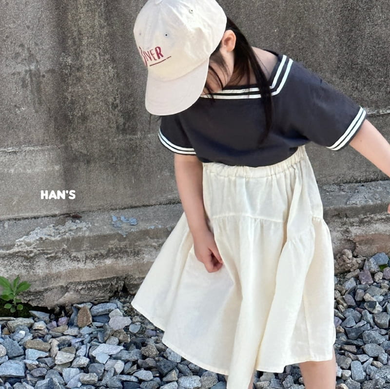 Han's - Korean Children Fashion - #Kfashion4kids - Wave Tee