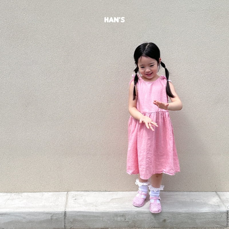 Han's - Korean Children Fashion - #childofig - Ribbon One-piece - 8