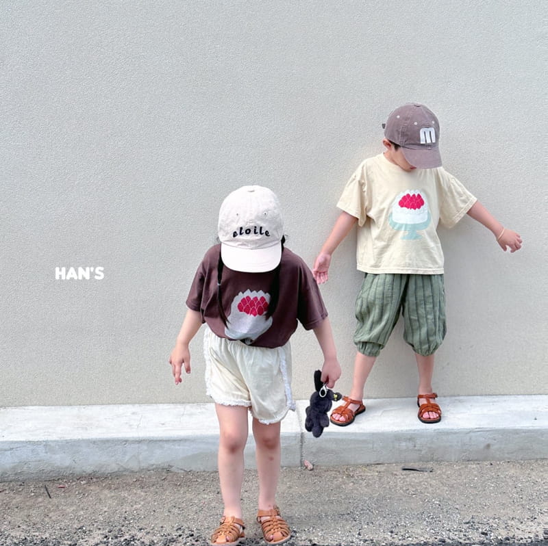 Han's - Korean Children Fashion - #childrensboutique - Stripes Capri Pants