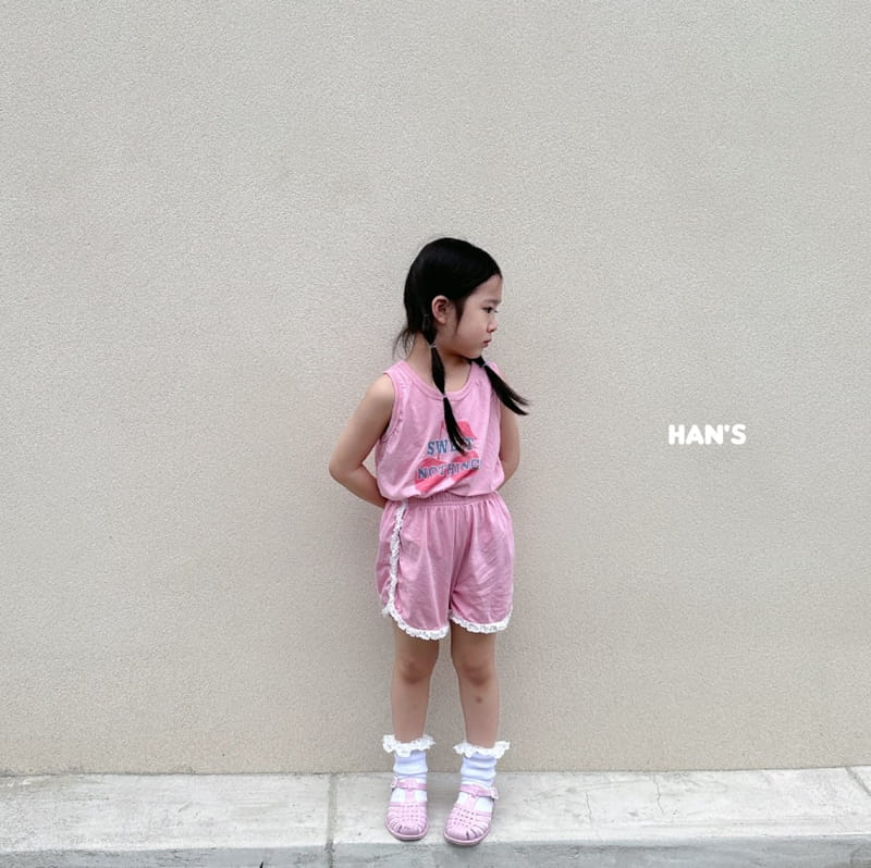 Han's - Korean Children Fashion - #designkidswear - Cherry Sleeveless