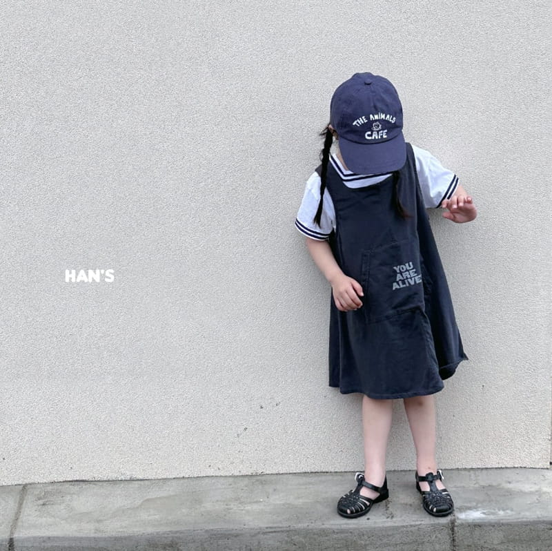 Han's - Korean Children Fashion - #kidsstore - Pocket One-piece - 2