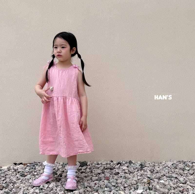 Han's - Korean Children Fashion - #kidzfashiontrend - Ribbon One-piece - 2