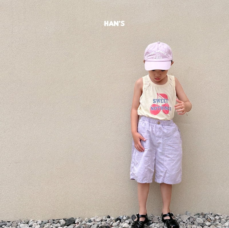 Han's - Korean Children Fashion - #kidzfashiontrend - Cherry Sleeveless - 6