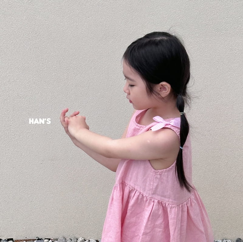 Han's - Korean Children Fashion - #Kfashion4kids - Ribbon One-piece - 4