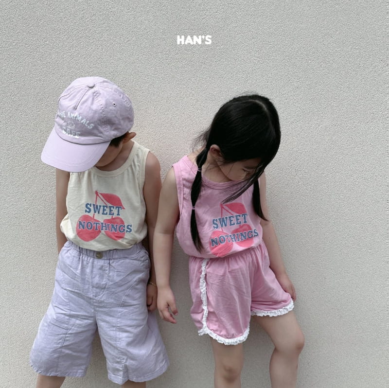 Han's - Korean Children Fashion - #littlefashionista - Cherry Sleeveless - 8