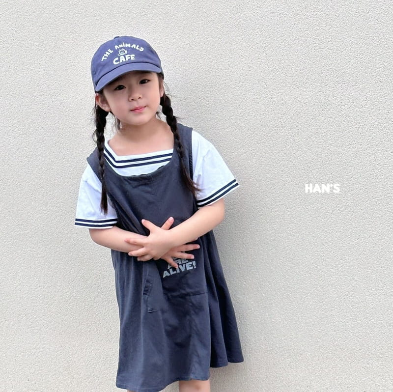 Han's - Korean Children Fashion - #littlefashionista - Pocket One-piece - 5