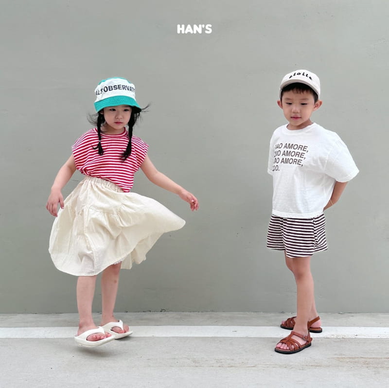 Han's - Korean Children Fashion - #littlefashionista - Simple Tee - 3